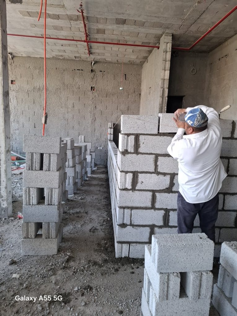 عمل منجز — ترميم وبناء حى النرجس والعليا