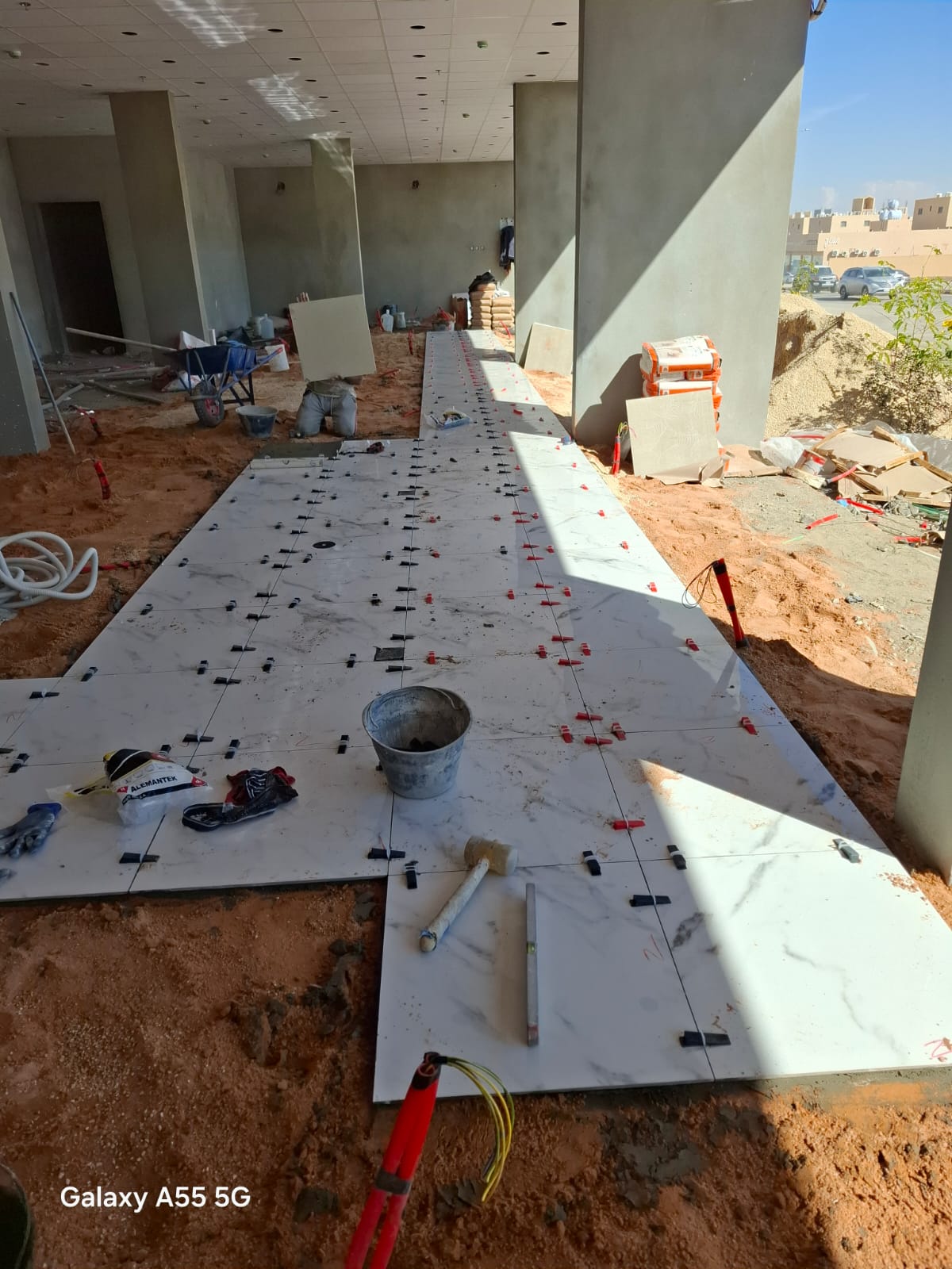 عمل منجز — ترميم وبناء حى النرجس والعليا