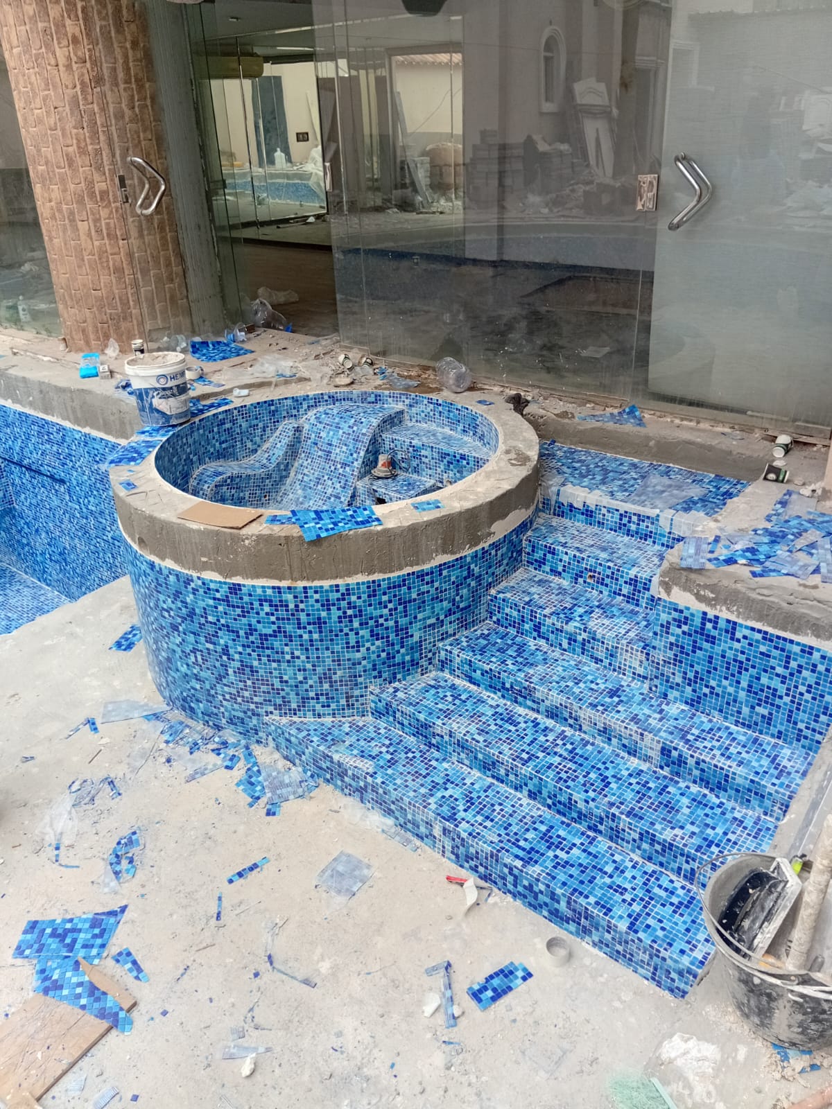 عمل منجز — مبلط الرياض